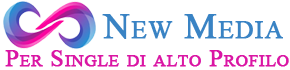 Logo dell'Agenzia Matrimoniale New Media. Servizi professionali a single di  Firenze, Pisa, Lucca, Arezzo, Livorno, Pistoia, Prato, Siena, Grosseto, Massa-Carrara